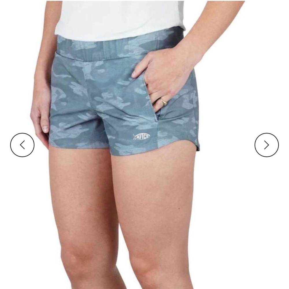 AFTCO Blue Gray Athletic Shorts for Active Comfort